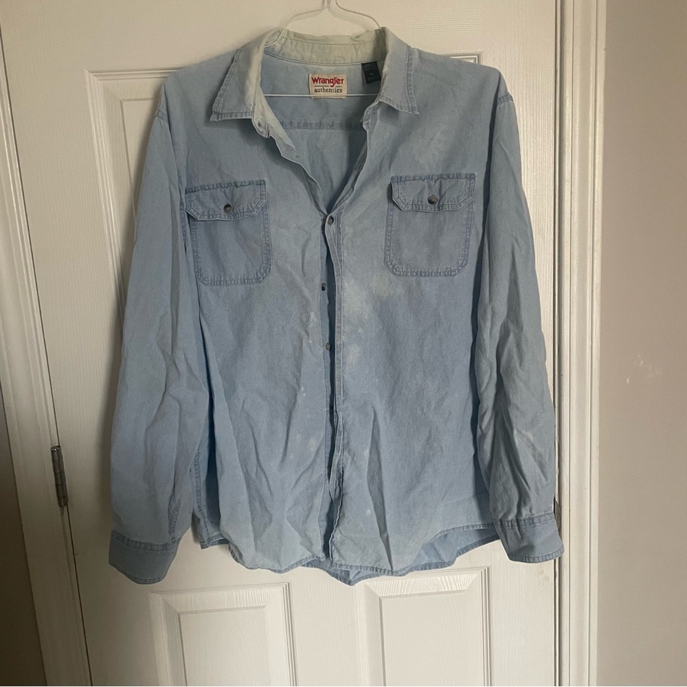 Vintage Wrangler Denim Button-Down